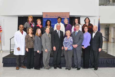 The faculty and staff at Upstate Medical University are excited to partner with Vera House to bring awareness to domestic & sexual violence via the White Ribbon Campaign. Thanks for ALL your support!